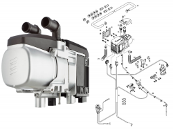 Eberspacher Hydronic Гидроник S3 (5кВт) + Монтажный комплект